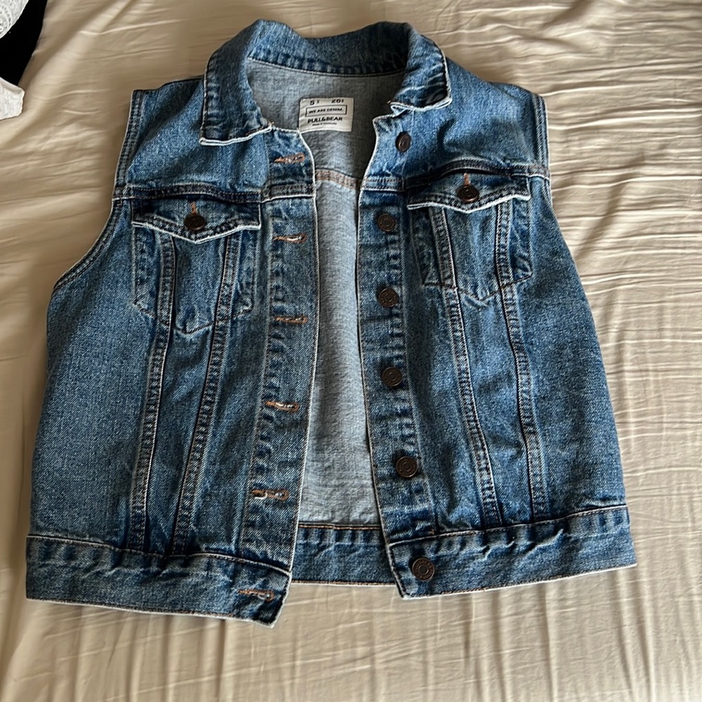 Jeans short vest
